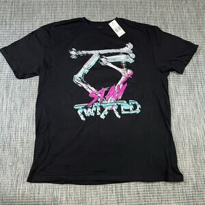Brisco Twisted Sister T‎ Shirt Mens Black Sz XL New
